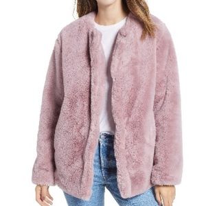 Bernardo Borg Faux Fur Jacket